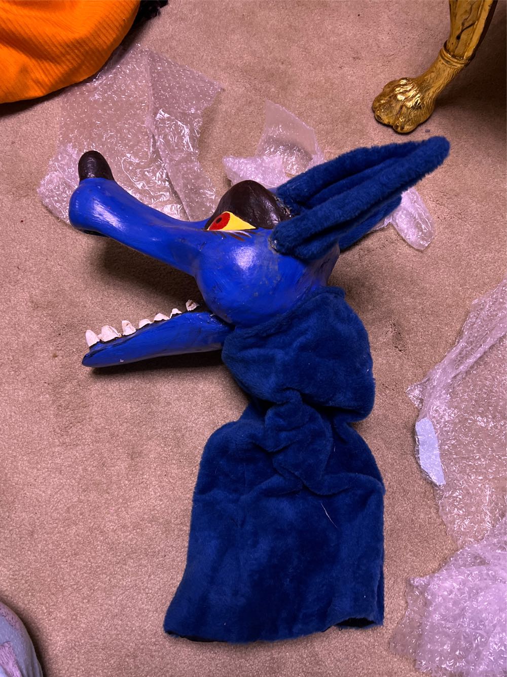 Wolf Blue Large - Dorothy Rankin art collectible - Main Image 3