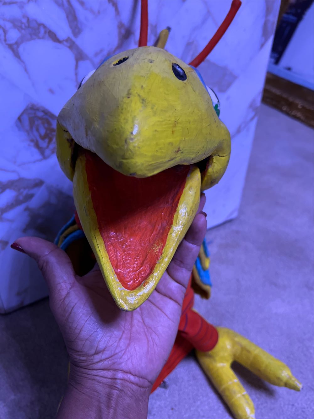 Crow Yellow And Blue - Dorothy Rankin art collectible - Main Image 2