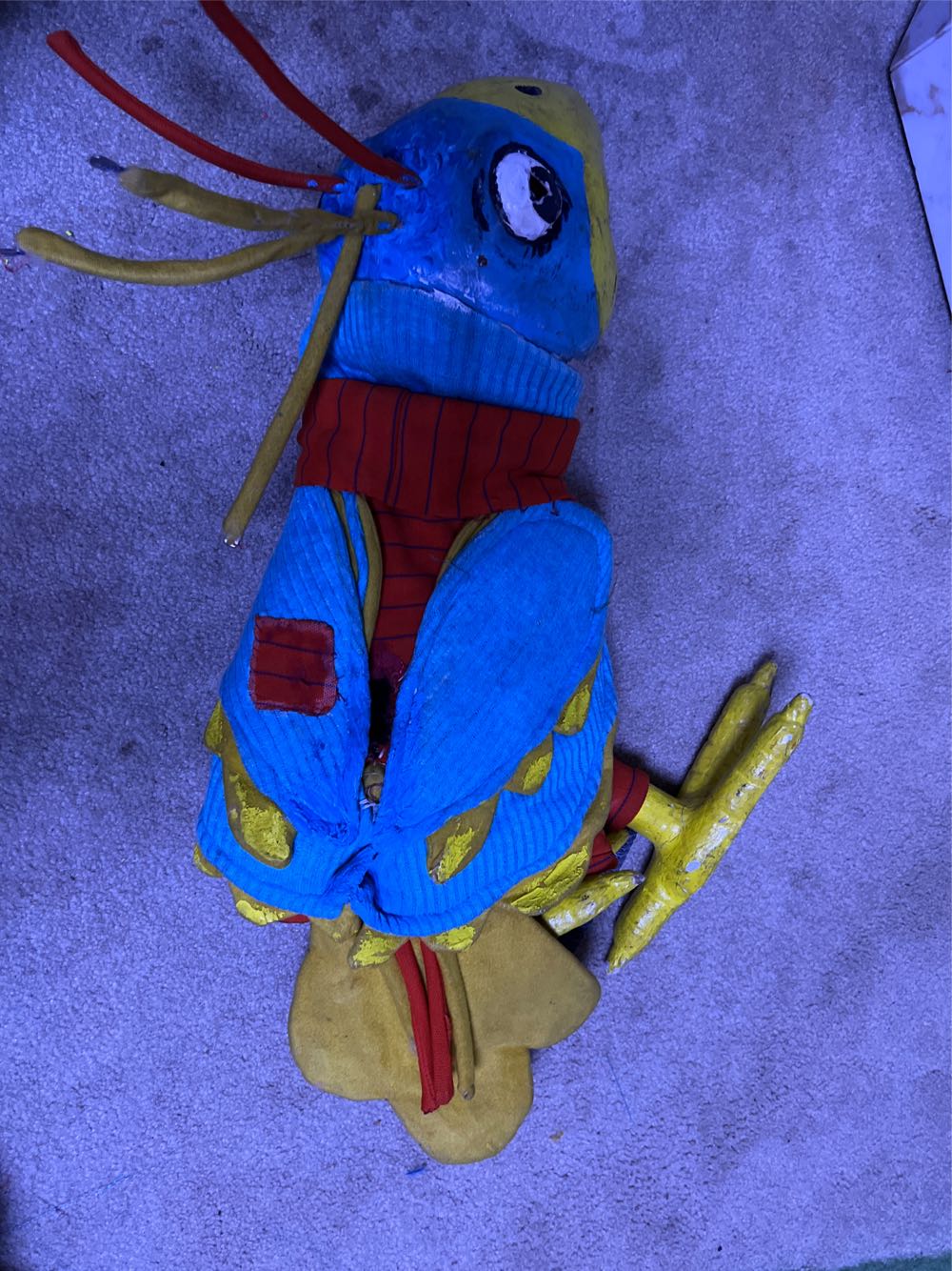 Crow Yellow And Blue - Dorothy Rankin art collectible - Main Image 4