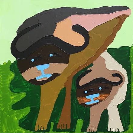 African Wild Lion framed Animal Print safari art 10x12’’