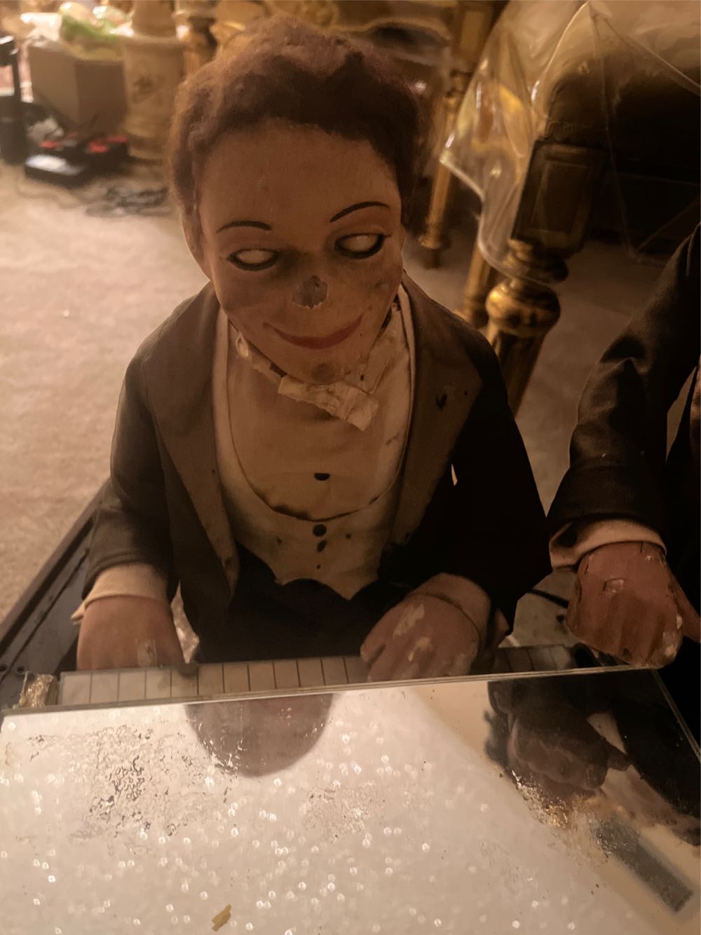 Insull Piano Automaton 2 Figures - Leonard Insull art collectible - Main Image 3