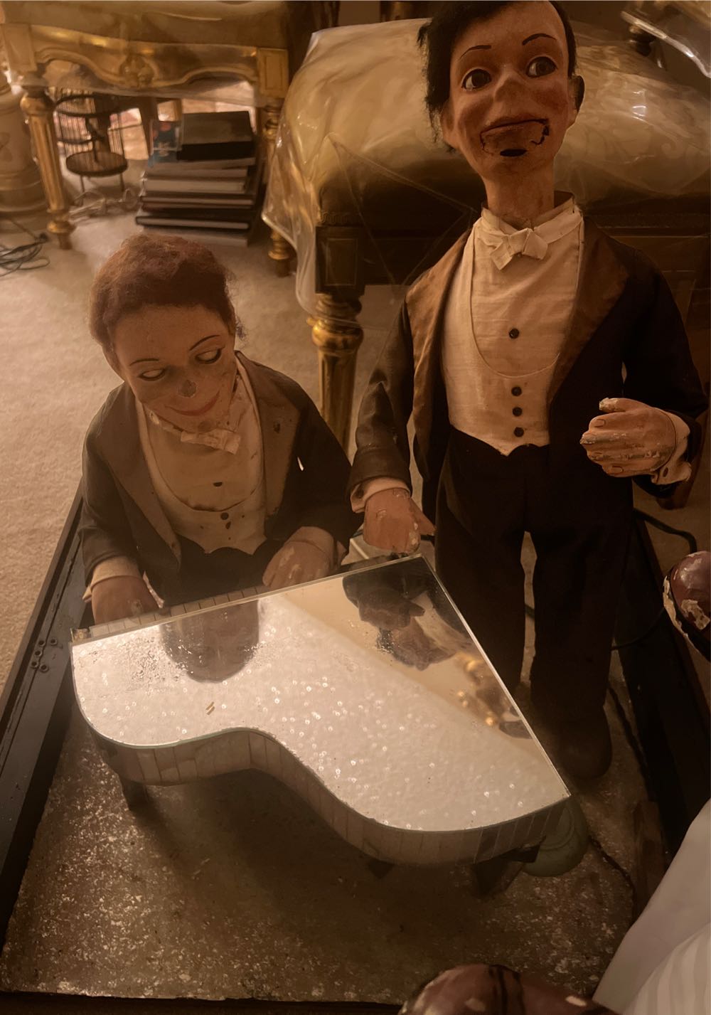 Insull Piano Automaton 2 Figures - Leonard Insull art collectible - Main Image 4