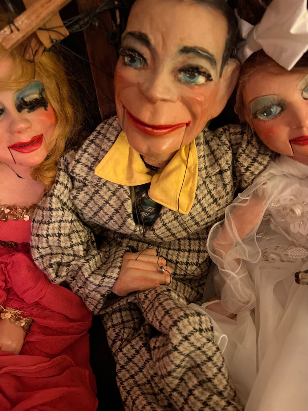 Marrionette In Case 3 Of 3 Man Plaid Suit  art collectible - Main Image 3