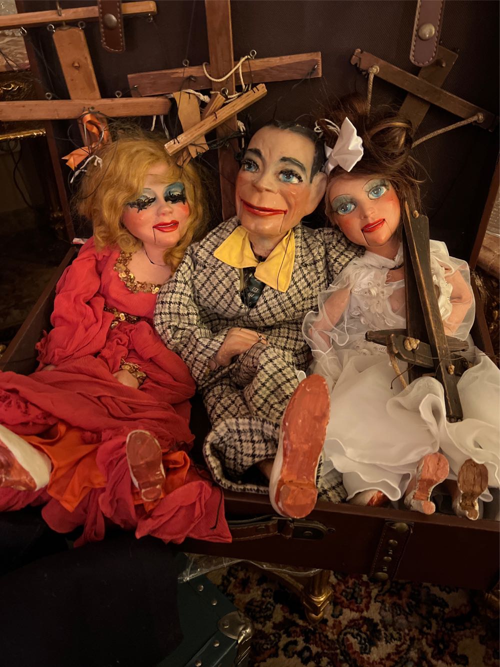 Marrionette In Case 3 Of 3 Man Plaid Suit  art collectible - Main Image 4