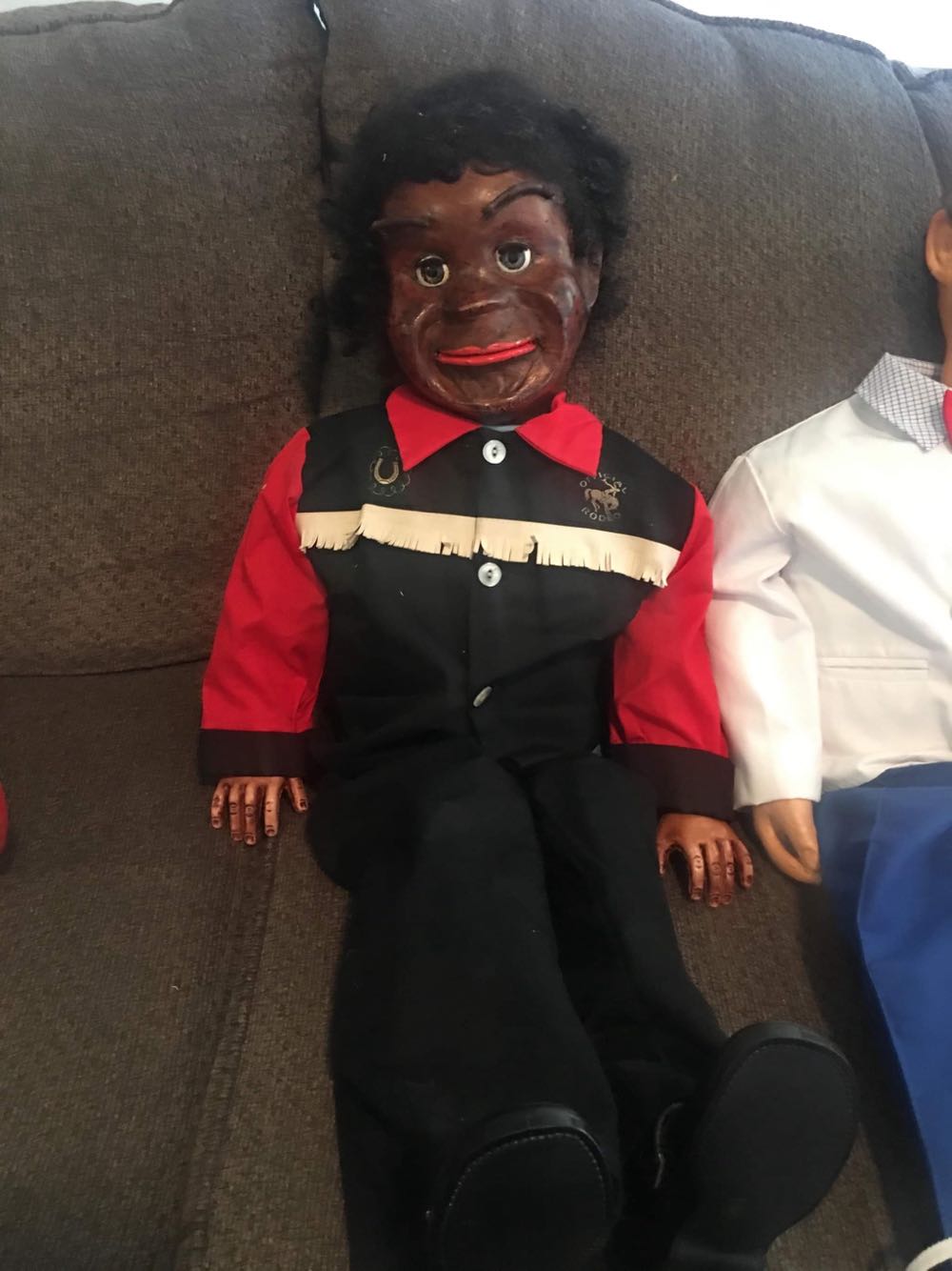 Drew Black Figure Doll Eyes  art collectible - Main Image 4