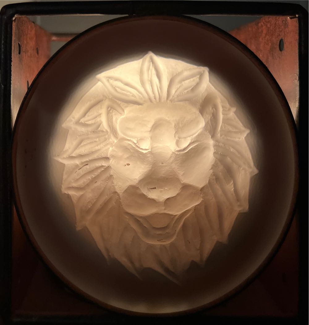 Lion 3 D Candle Holders  art collectible - Main Image 3