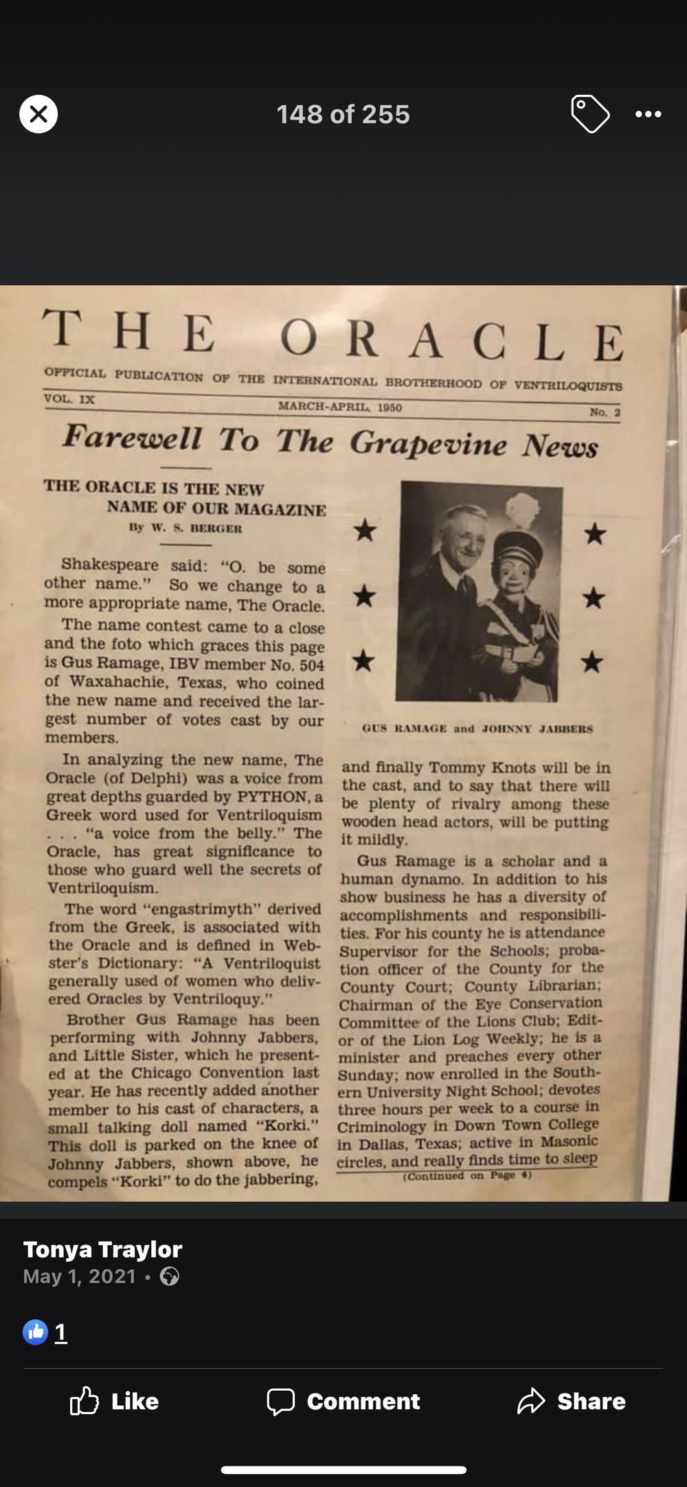 #75 Johnnie Jabbers - Turner art collectible - Main Image 4