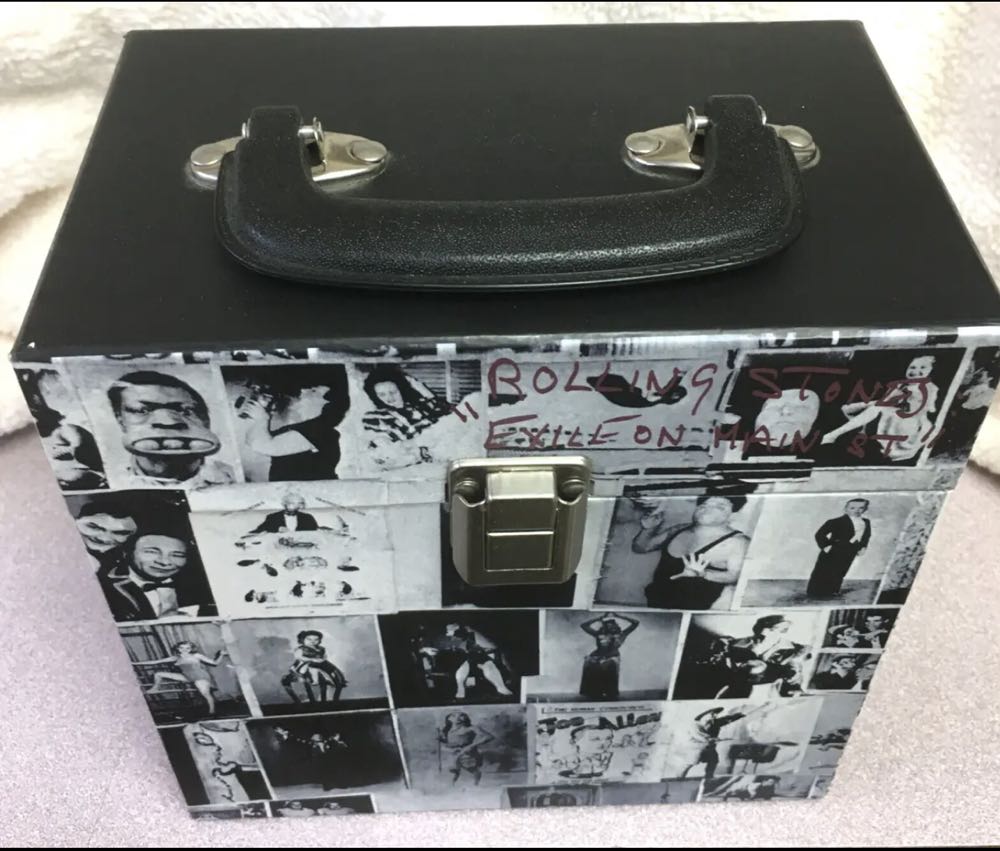 Rolling Stones “Exile On Main Street” Themed 45 Record Carrying Case  - The Rolling Stones art collectible - Main Image 2