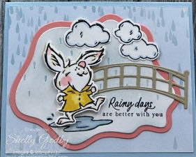 Playing In The Rain Dies - Stampin’ Up! art collectible - Main Image 3