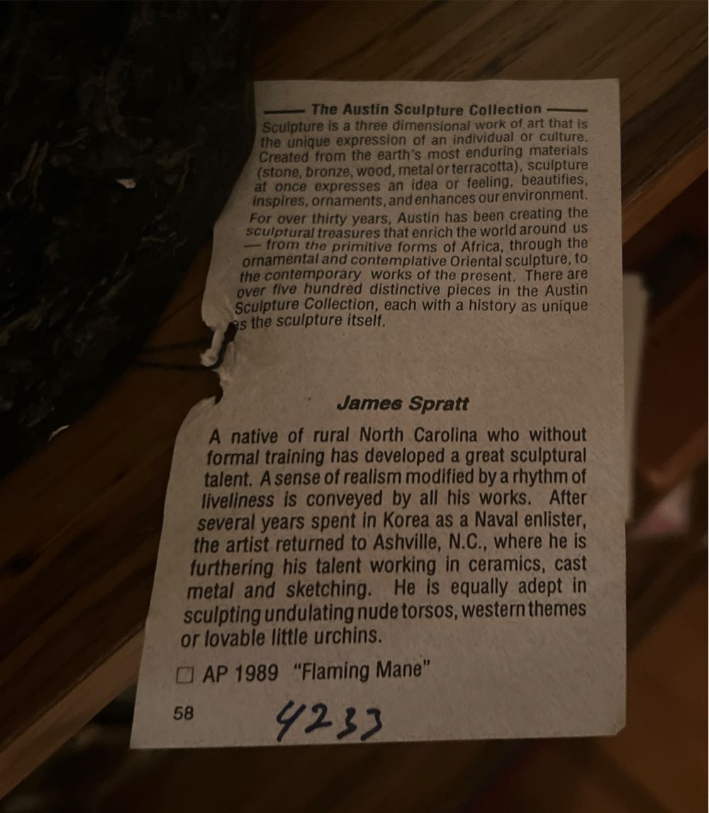 Flaming Mane - Austin art collectible - Main Image 2