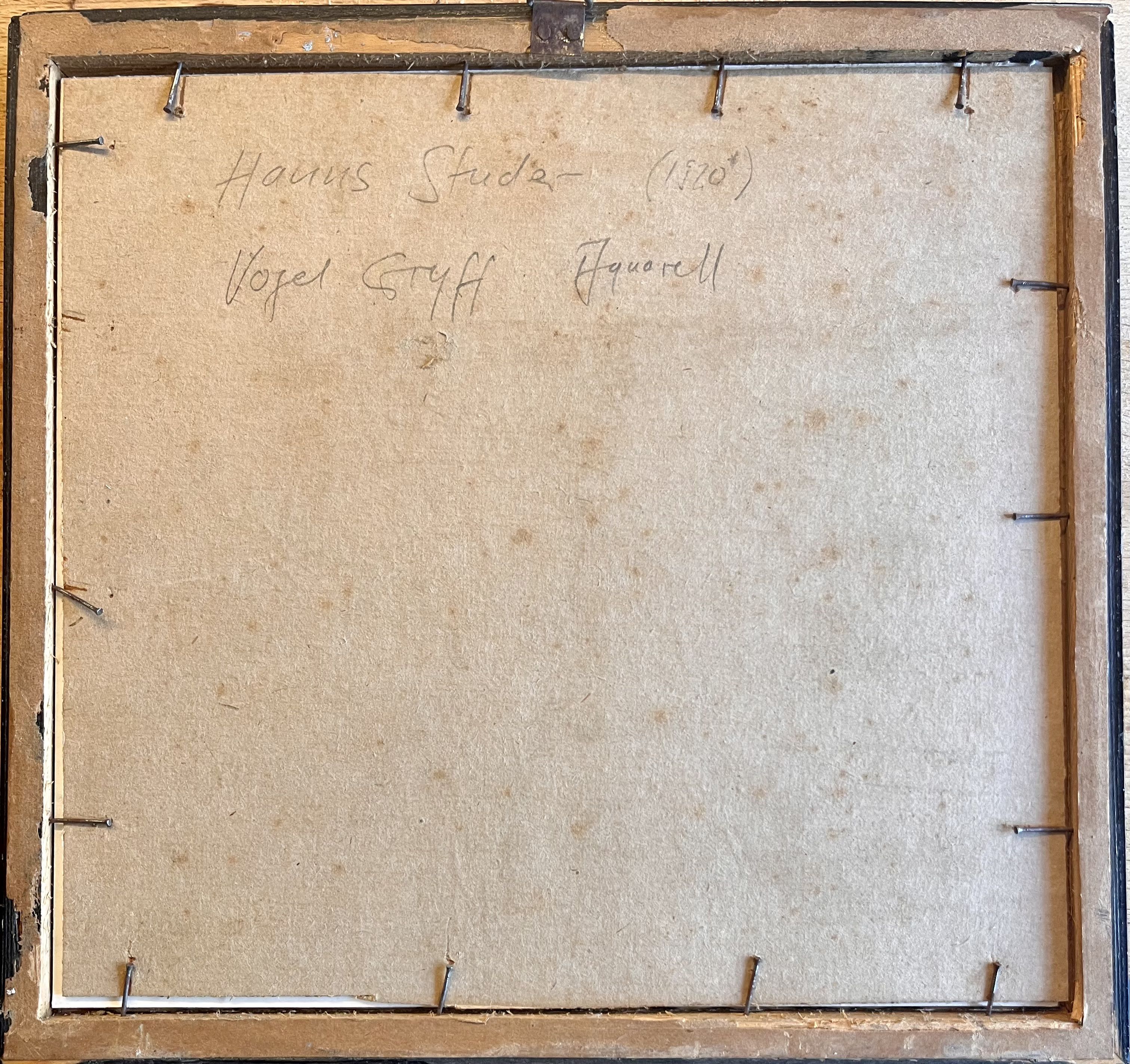 Studer, Hanns: Vogel Gryff - Hanns Basel, 1920 - Putbus, 2018 Studer art collectible - Main Image 2