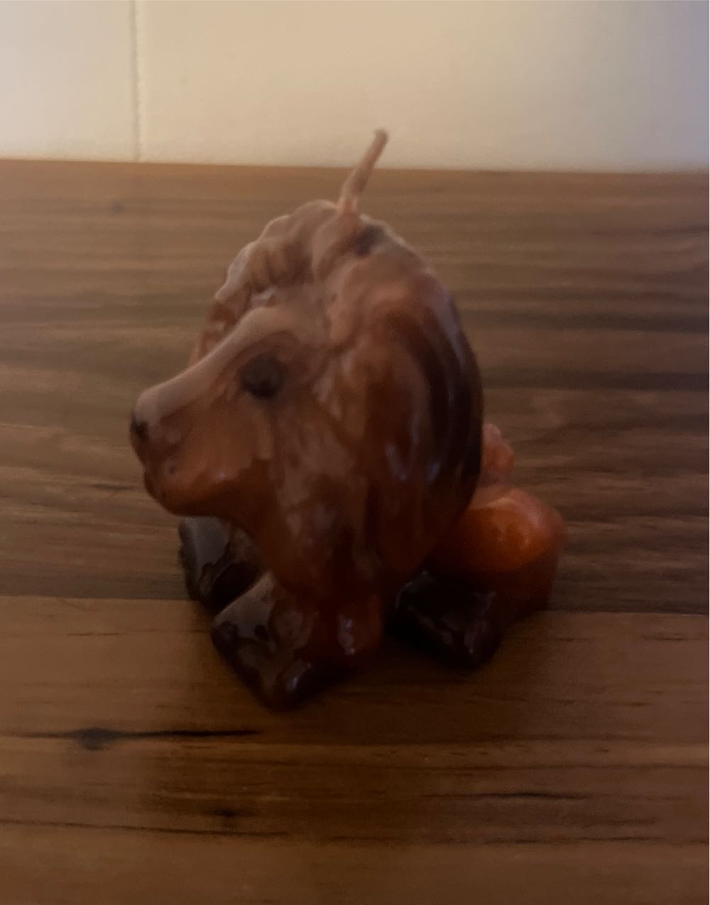 Vintage Collectible Figural Lion Candle. Excellent Condition  art collectible - Main Image 3