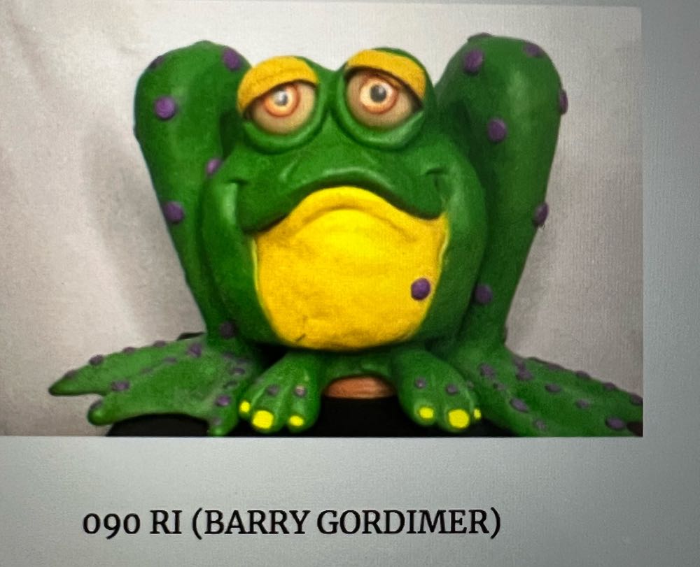Gordimer Frog 1 Of 2 - Barry Gordimer art collectible - Main Image 2