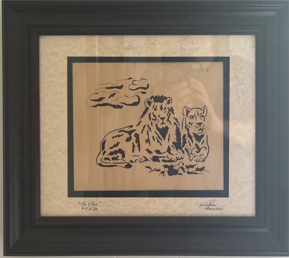 Mr & Mrs  art collectible - Main Image 2