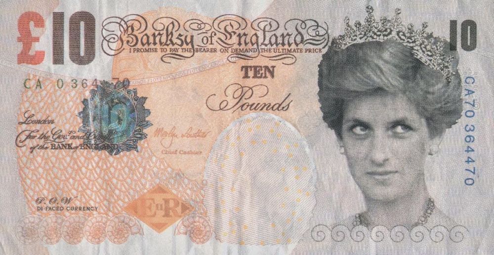 Banksy Di-Faced Tenner - Banksy art collectible - Main Image 1