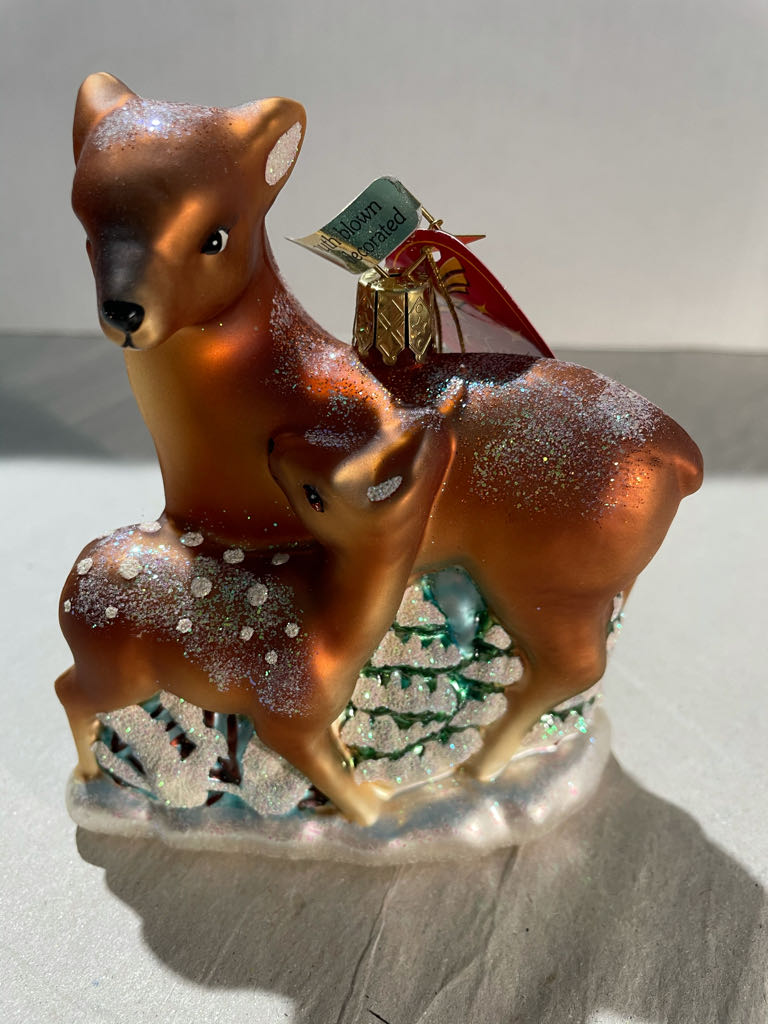 Weihnachtsschmuck / Glasschmuck / Rehe - Käthe Wohlfahrt art collectible - Main Image 2