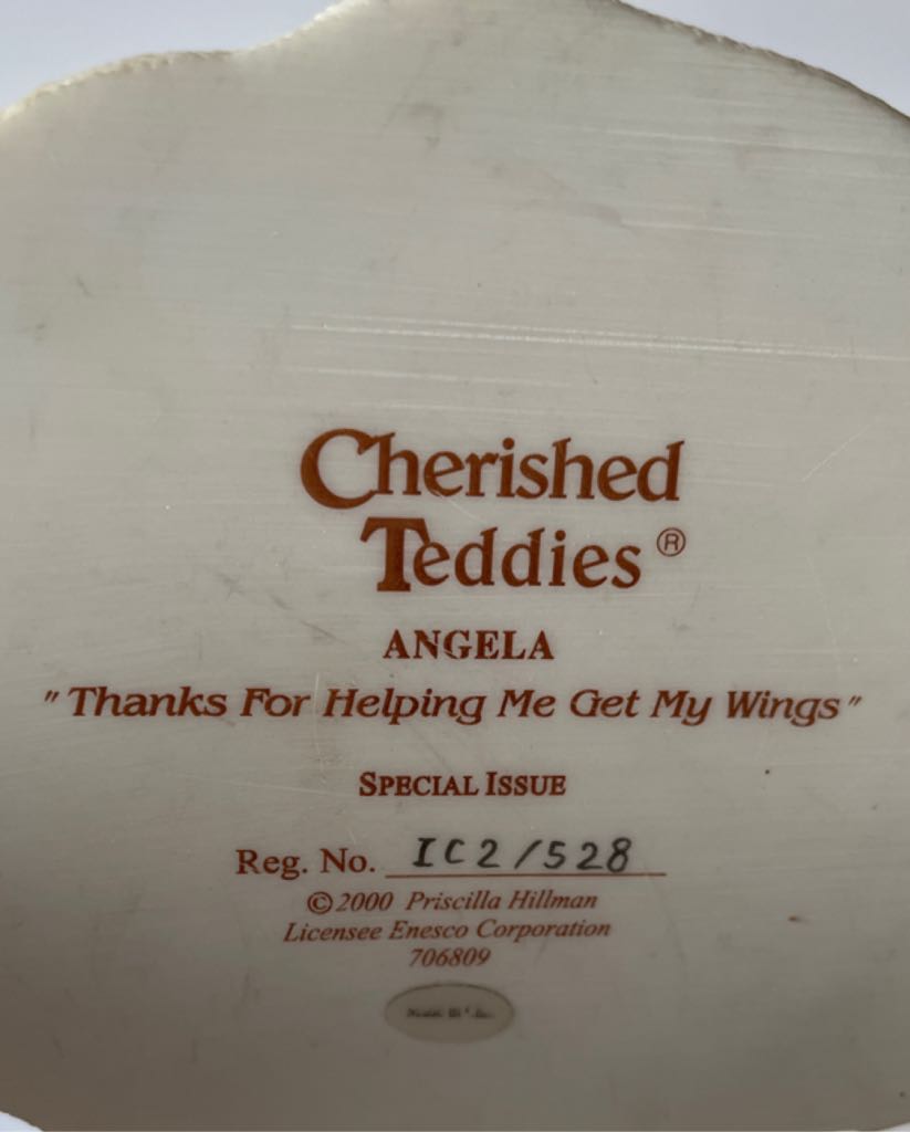 Weihnachtsschmuck / Figuren / Teddy mit Schneemann - Cherished Teddies art collectible - Main Image 2