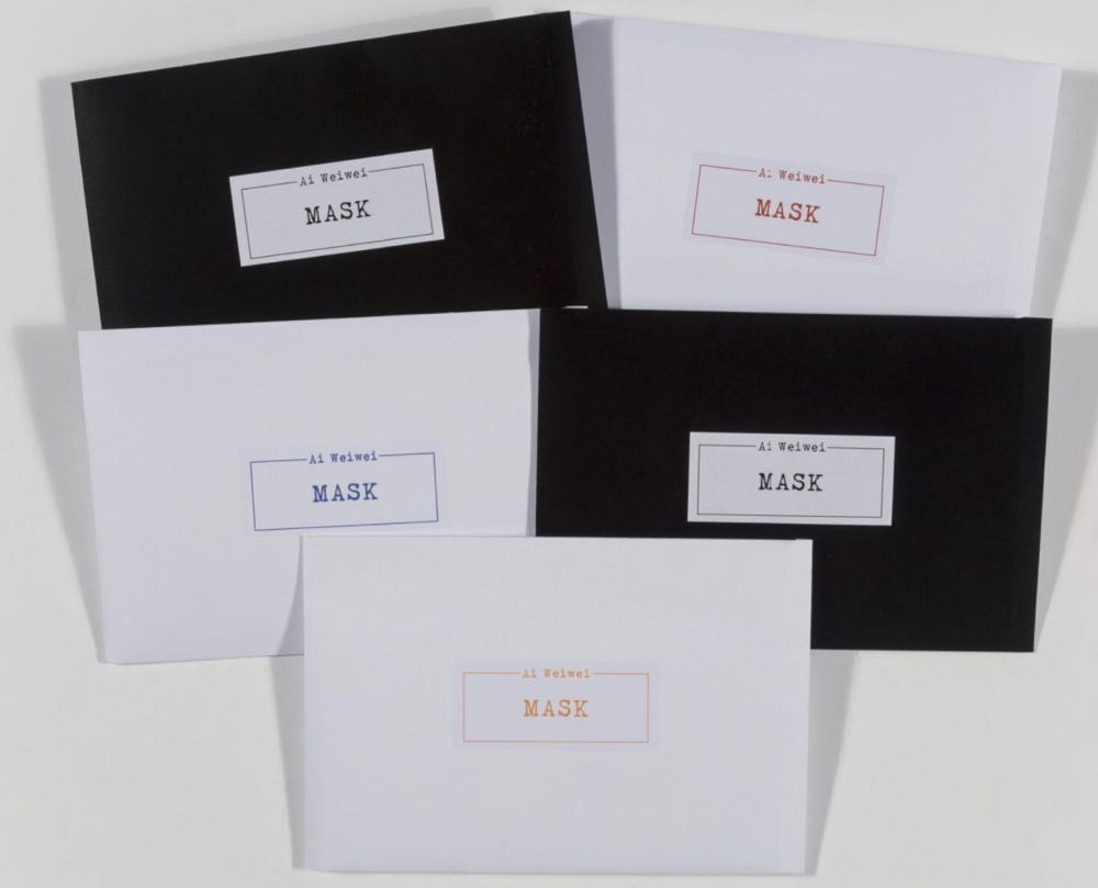 Ai Wei Wei MASK: Collection Set of 20 Mask - Ai Wei Wei art collectible - Main Image 2