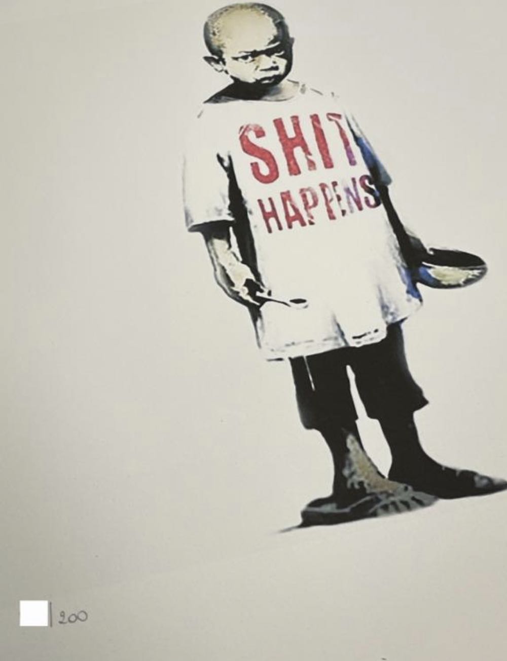 Banksy After- Shit Happens - Banksy After art collectible - Main Image 2