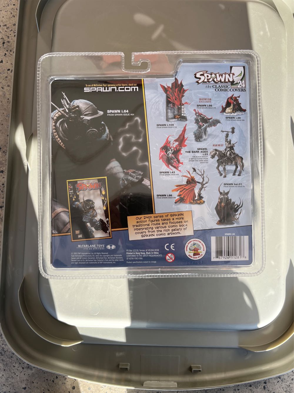 Mcfarlane Toys Spawn.com The Classic Comic Covers Series 24 I.64 From Issue 64  art collectible [Barcode 787926112818] - Main Image 3