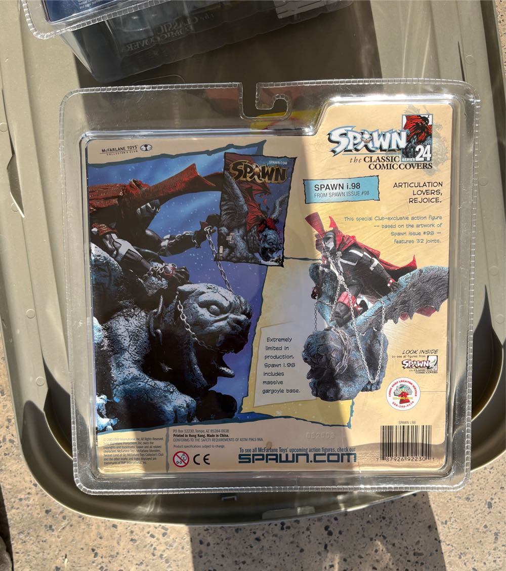 Spawn Classic Covers series 24 Issue 98  art collectible [Barcode 787926922301] - Main Image 2