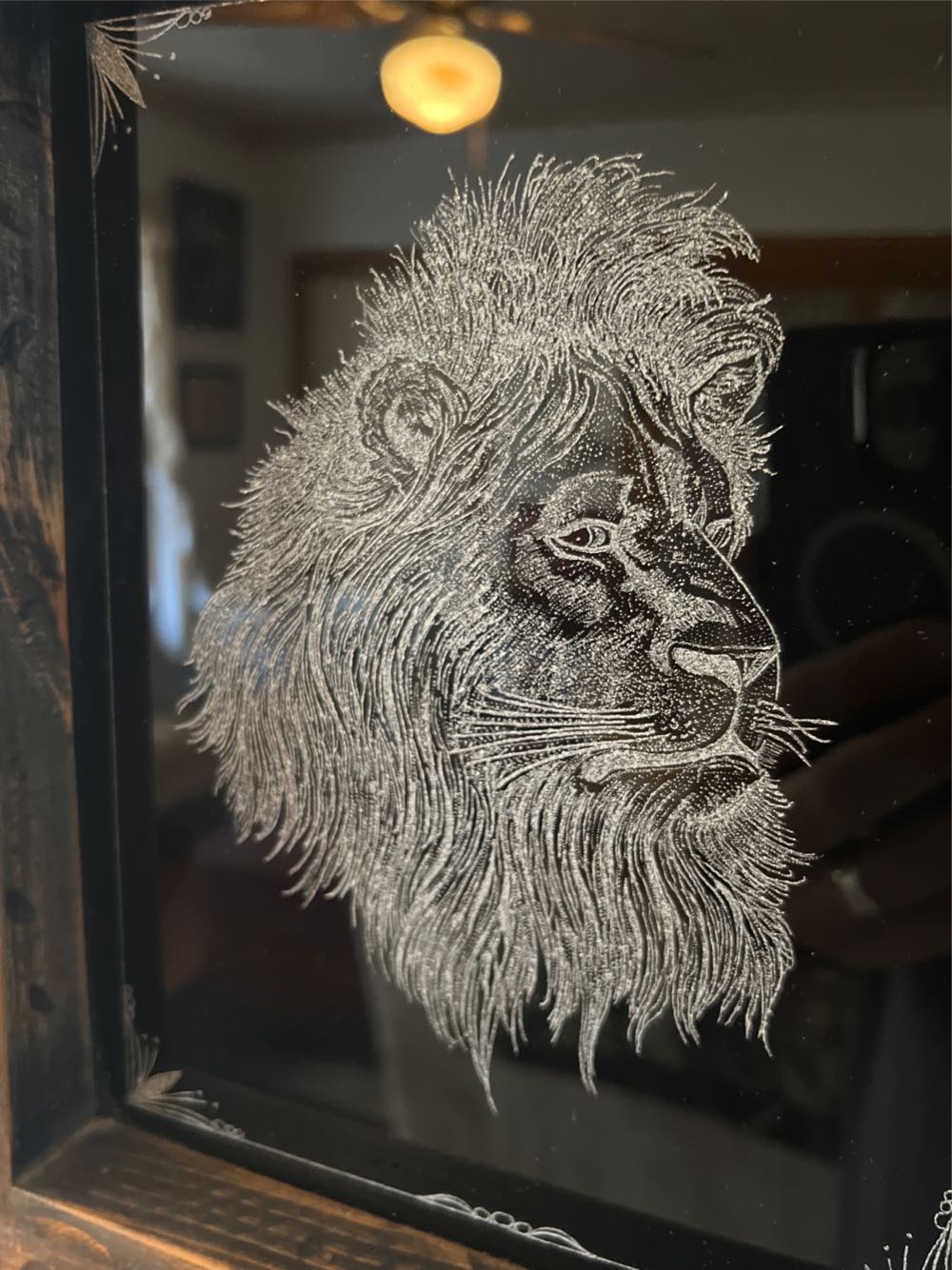 Glass Etching  art collectible - Main Image 3