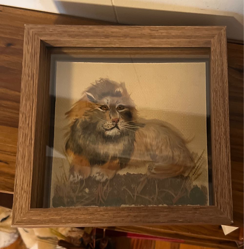 Feather Lion  art collectible - Main Image 2