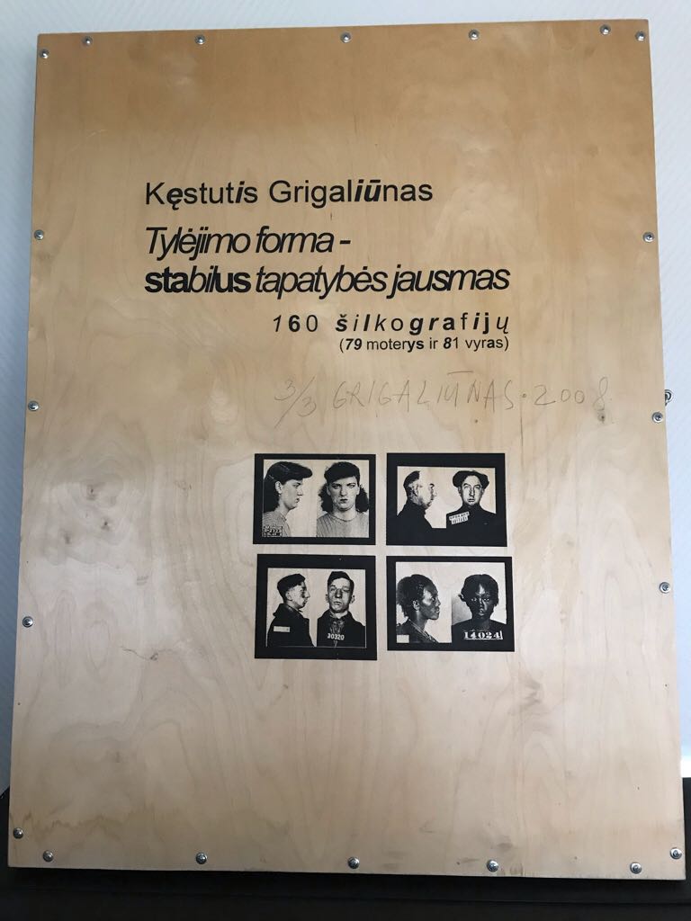 Tylėjimo forma-subtylus tapatybės jausmas - Grigaliūnas Kęstutis art collectible - Main Image 1