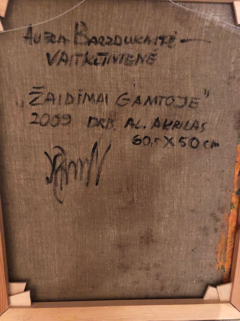 Žaidimai Gamtoje - Barzdukaitė-Vaitkūnienė Aušra art collectible - Main Image 2