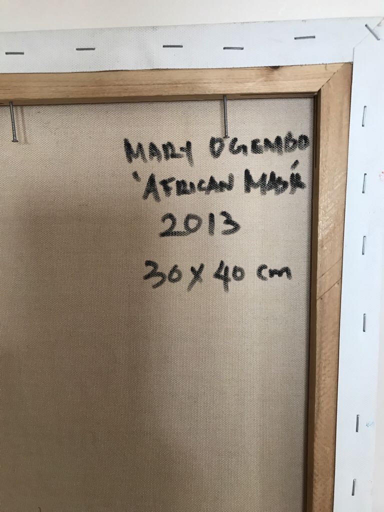 African Mask - Ogamba Mary art collectible - Main Image 2