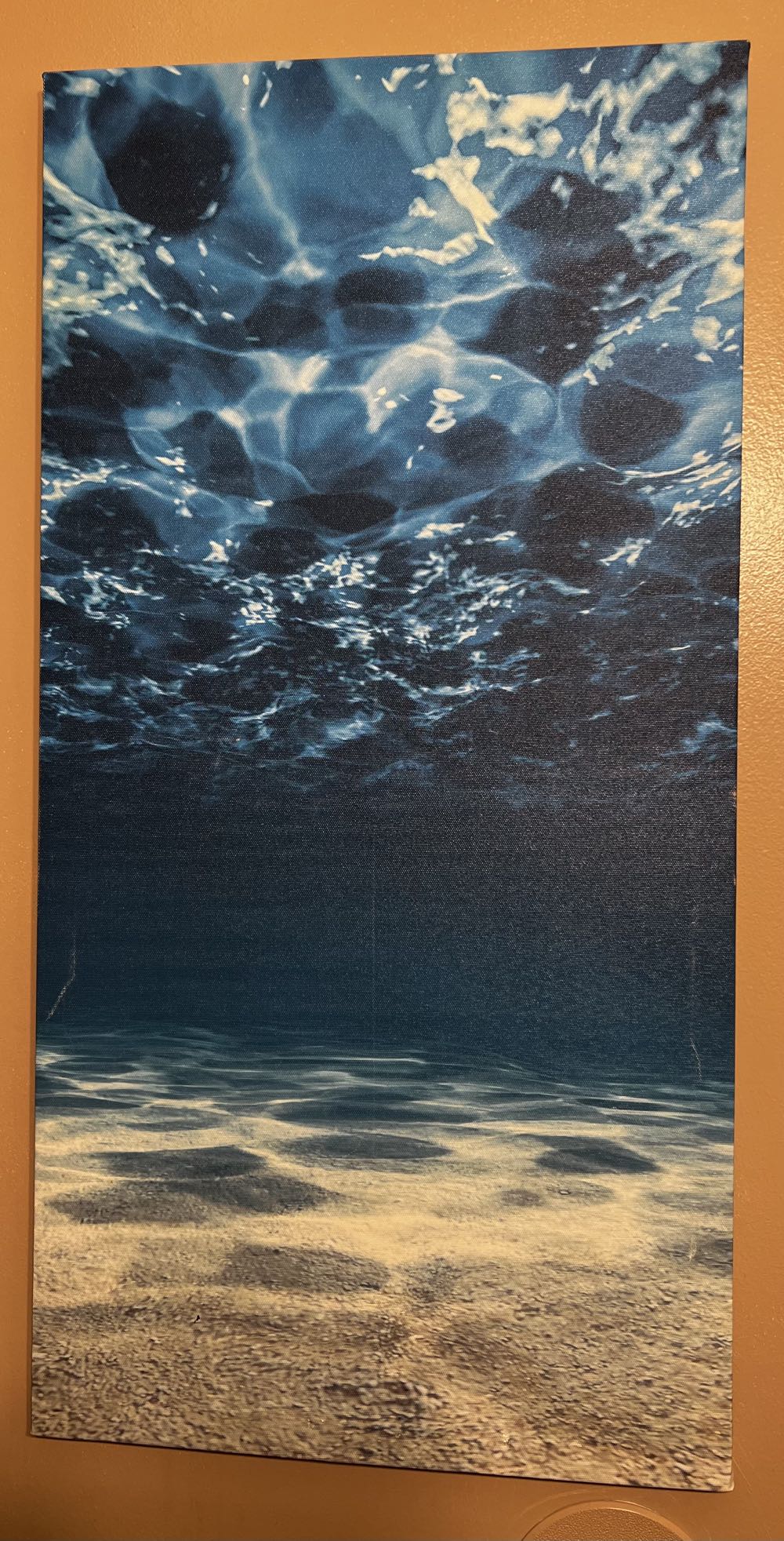 3 Panel Blue Ocean Sea Wall Art on Canvas - Unknown art collectible - Main Image 4