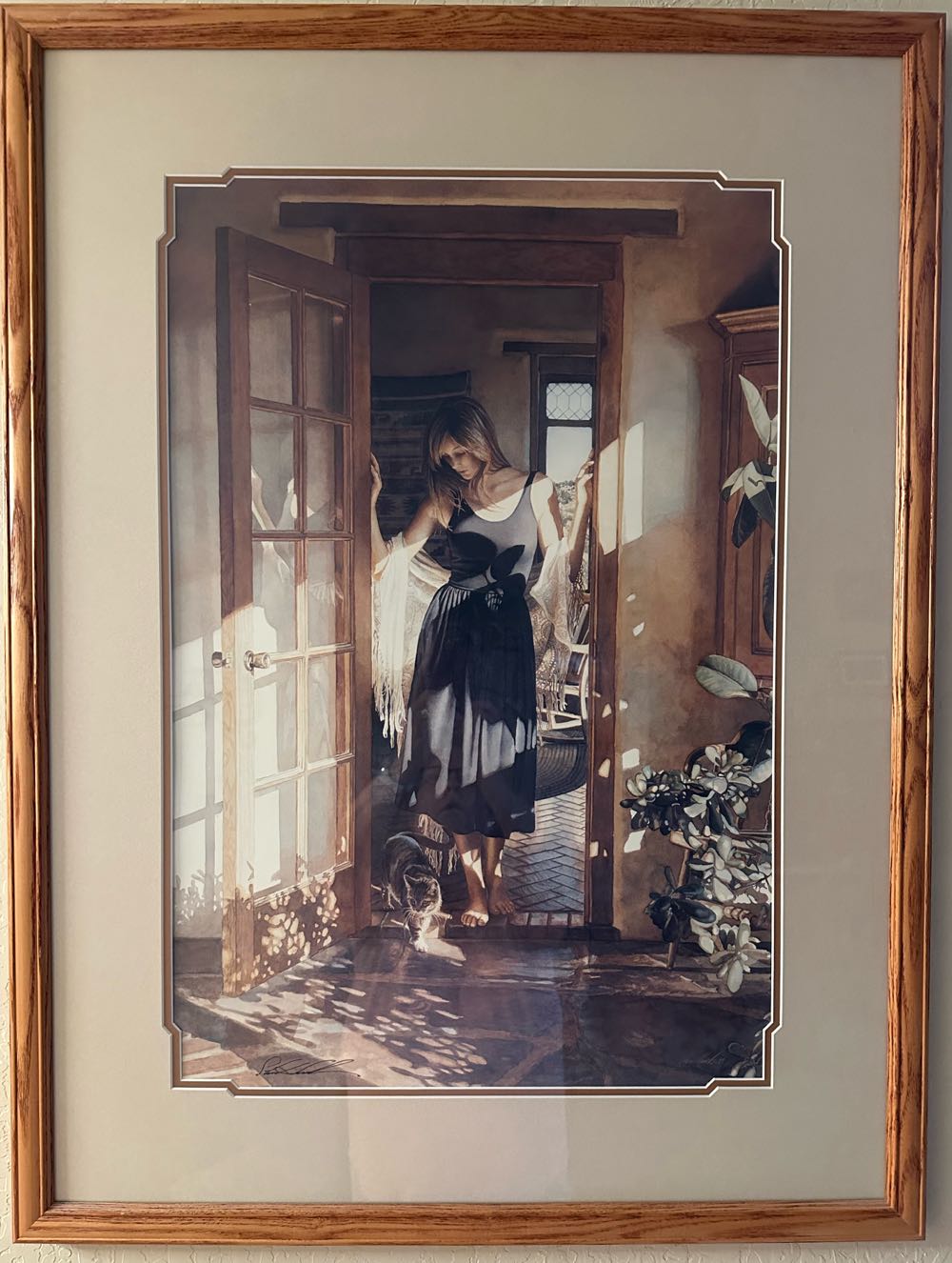 Santa Fe Sun - Steve Hanks art collectible - Main Image 2