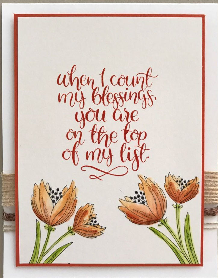 Count My Blessings - Stampin’ Up! art collectible [Barcode 144790] - Main Image 3