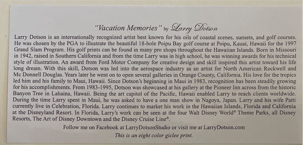 Disney Resort - Animal Kingdom Resort - Larry Dotson art collectible - Main Image 2