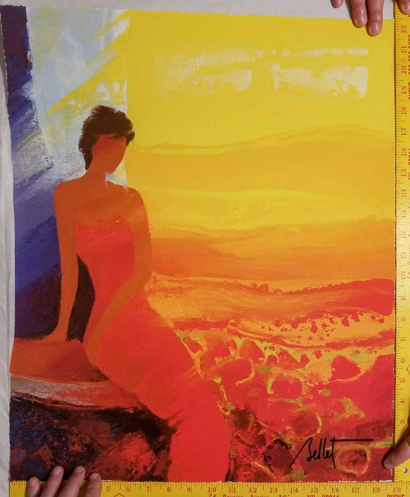 Pres des Fleurs - Emile Bellet art collectible - Main Image 1
