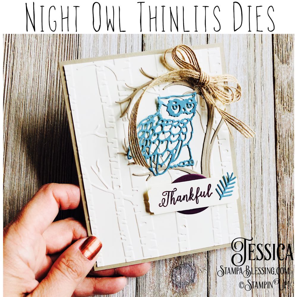 Night Owl Dies - Stampin’ Up! art collectible - Main Image 2
