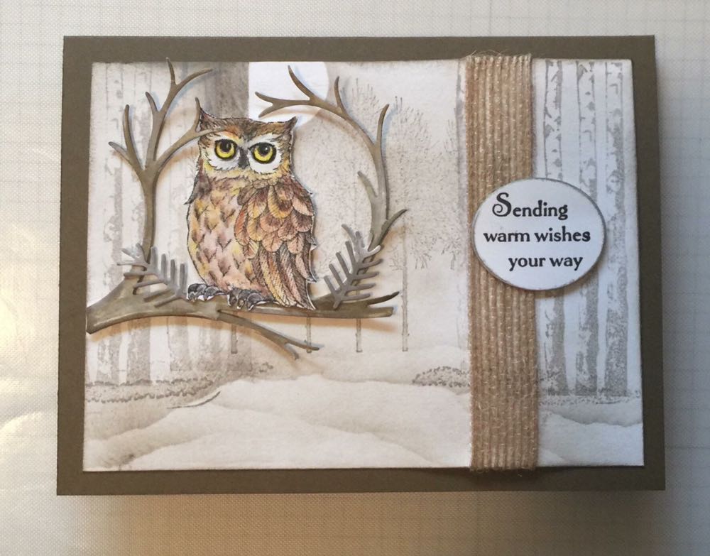 Night Owl Dies - Stampin’ Up! art collectible - Main Image 3