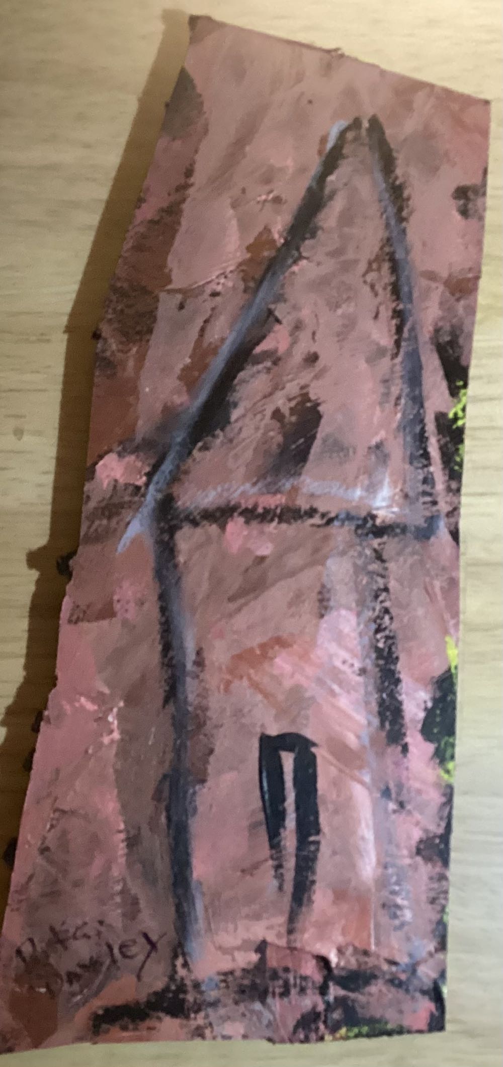 Pink House #2 - Rita Dawley art collectible - Main Image 1