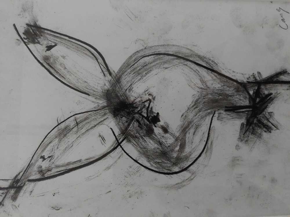 Cane Francky - Houtskool Tekening art collectible - Main Image 2