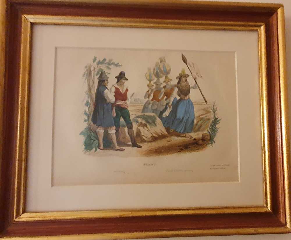 Perou Arrieros Danse D’Indiens Aymaras - Gabriel Lafond De Lurcyp art collectible - Main Image 2