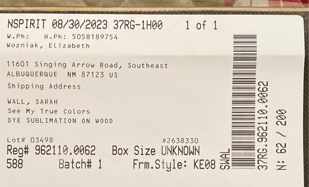 See My True Colors - Sarah Wall art collectible - Main Image 4