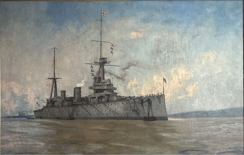 HMAS Australia - Gerald Maurice Burn art collectible - Main Image 2