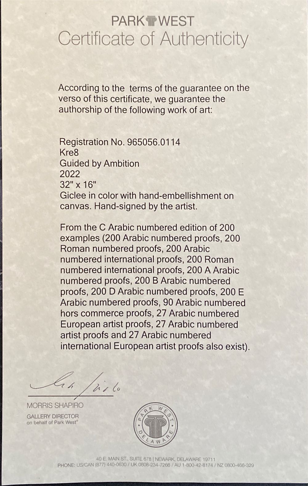 Guided By Ambition - Kre8 art collectible - Main Image 3