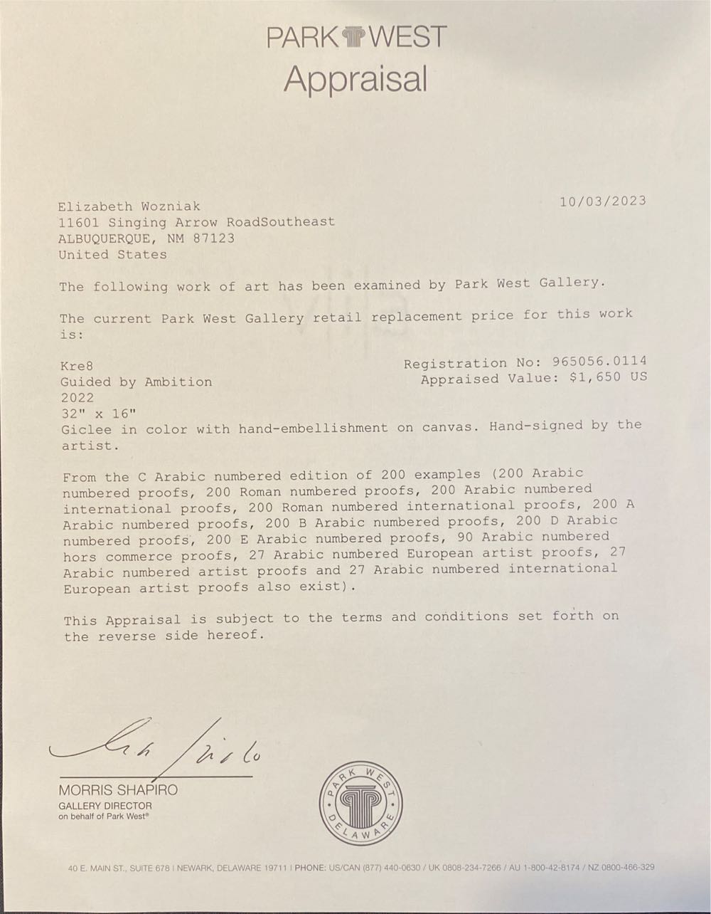 Guided By Ambition - Kre8 art collectible - Main Image 4