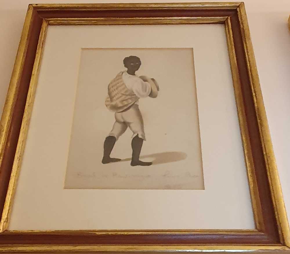 Bozal, or Raw-negro, residing in the District of Lima  art collectible - Main Image 2