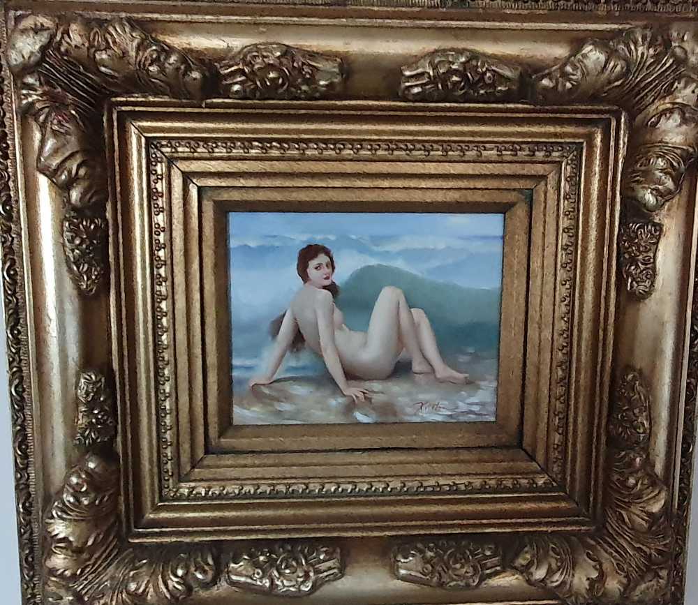 La Vague (Copy) - William Adolphe (After) Bouguereau art collectible - Main Image 2