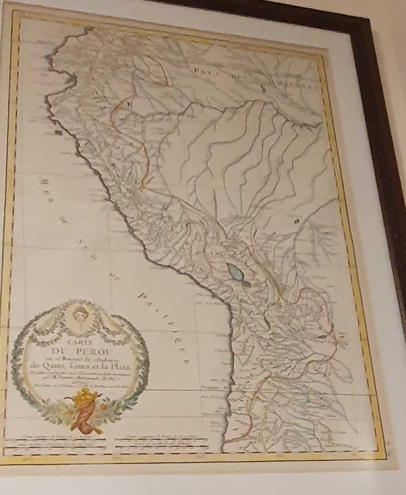 Carte du Perou - Rigobert Bonne art collectible - Main Image 2