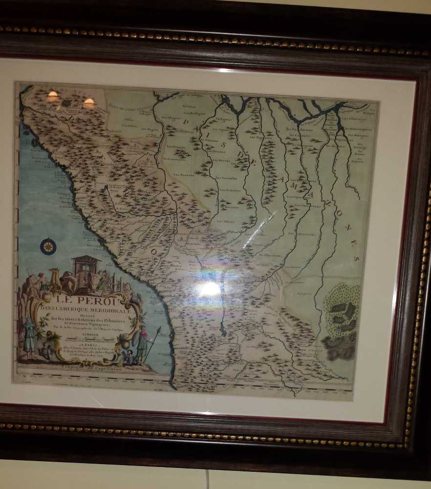 Le Perou Dans L’Amerique Meridionale - Nicolas De Fer art collectible - Main Image 1