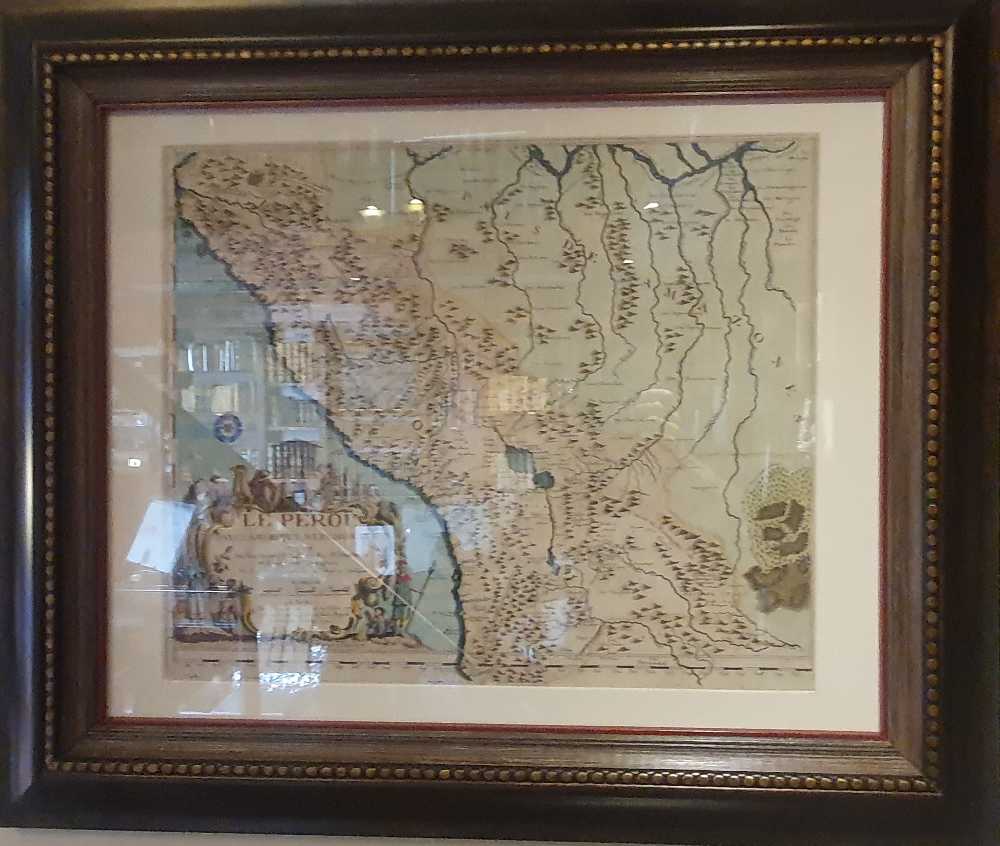 Le Perou Dans L’Amerique Meridionale - Nicolas De Fer art collectible - Main Image 2