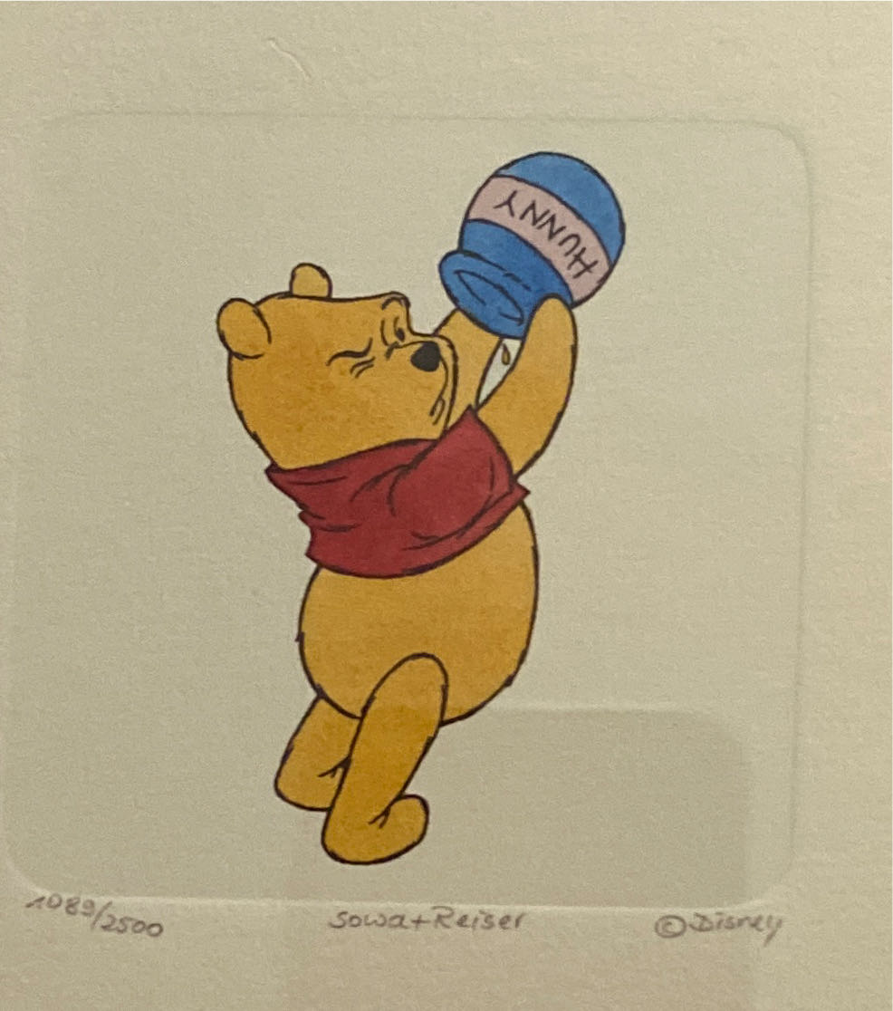 Winnie The Pooh II Etching - Walt Disney Studios Animation Art art collectible - Main Image 2